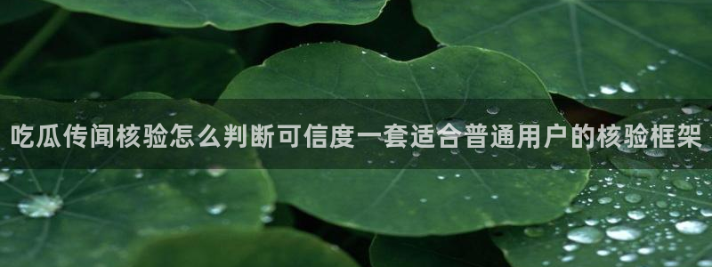 吃瓜网络话题：吃瓜传闻核验怎么判断可信度一套适合普通用户的核验框架